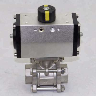 Q611F Pneumatic ball valve DN10-DN50 1/2- 4"INCH PN25